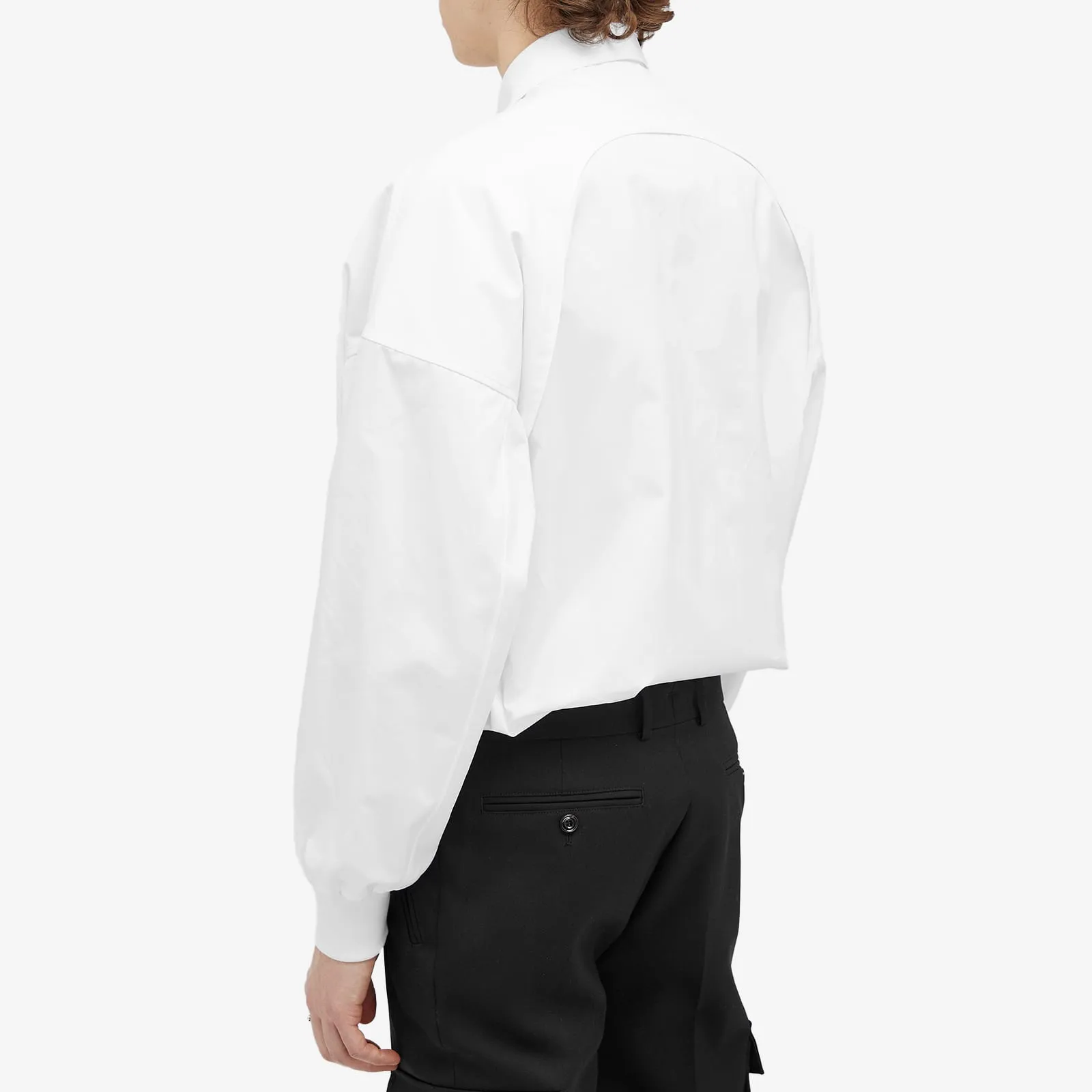 Alexander Mcqueen Harness Drop Shoulder Shirt, Optical White