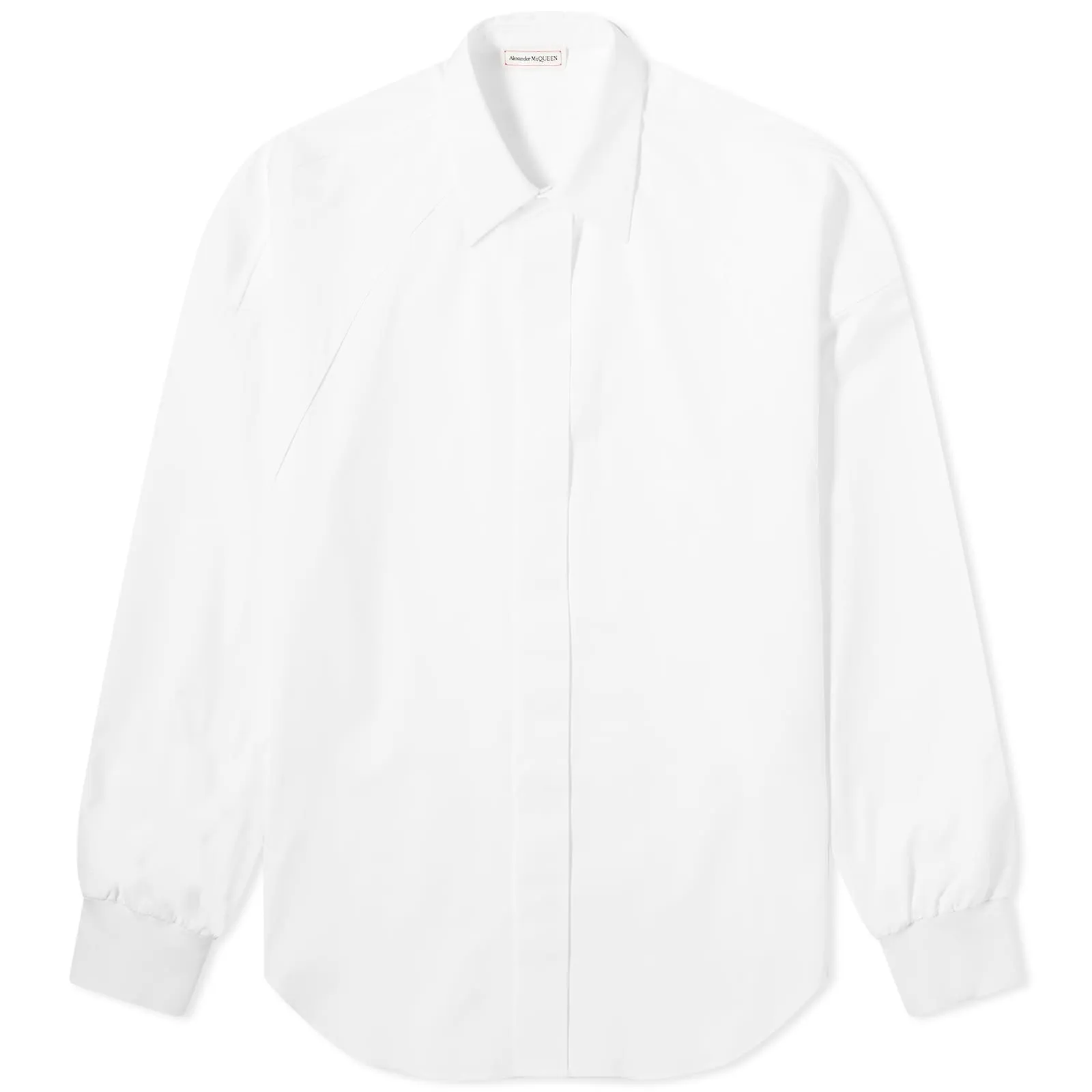 Alexander Mcqueen Harness Drop Shoulder Shirt, Optical White