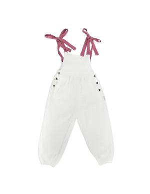 Aura Waffle Overall - White