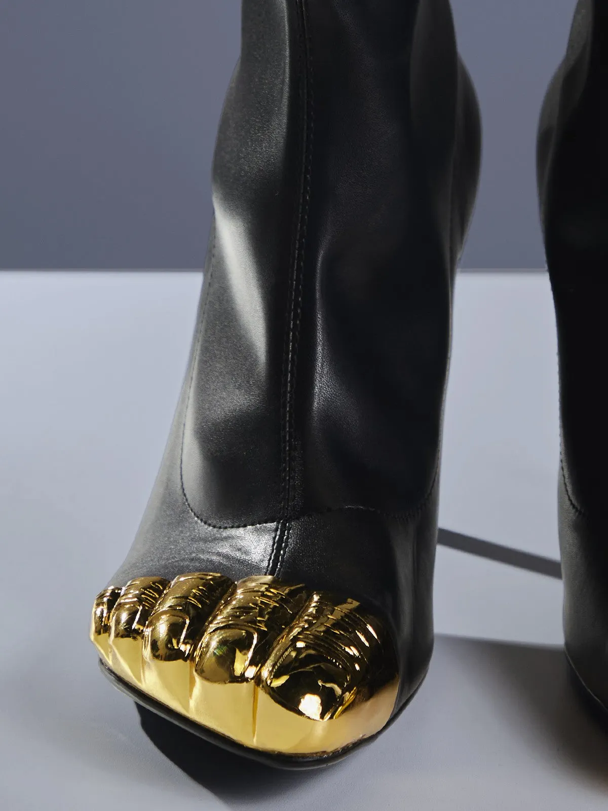 Balto Metallic Toe Boots