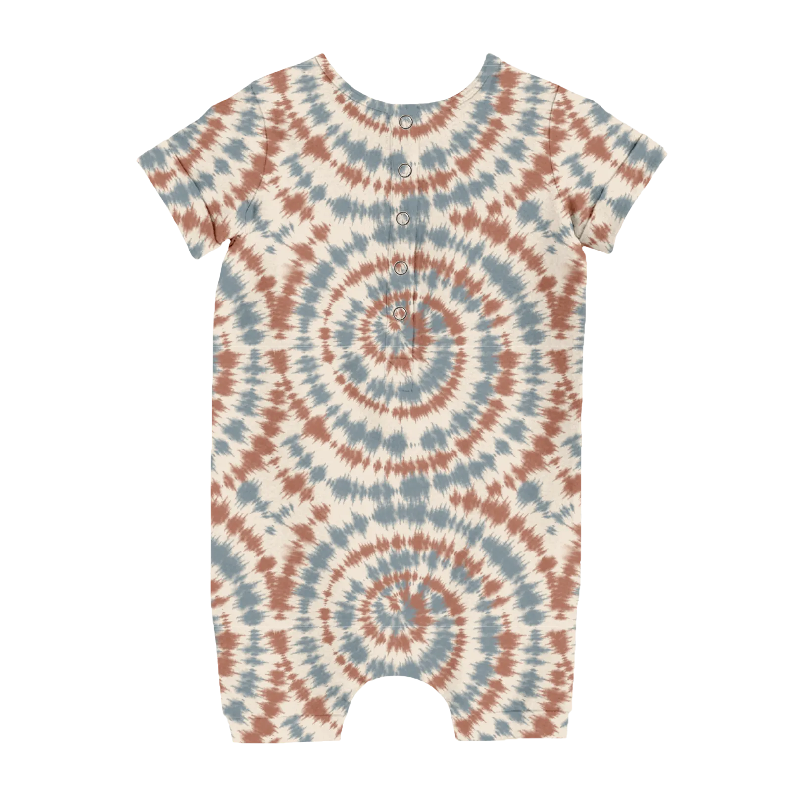 Bamboo Infant/Toddler Shortie Romper- Americana Tie Dye