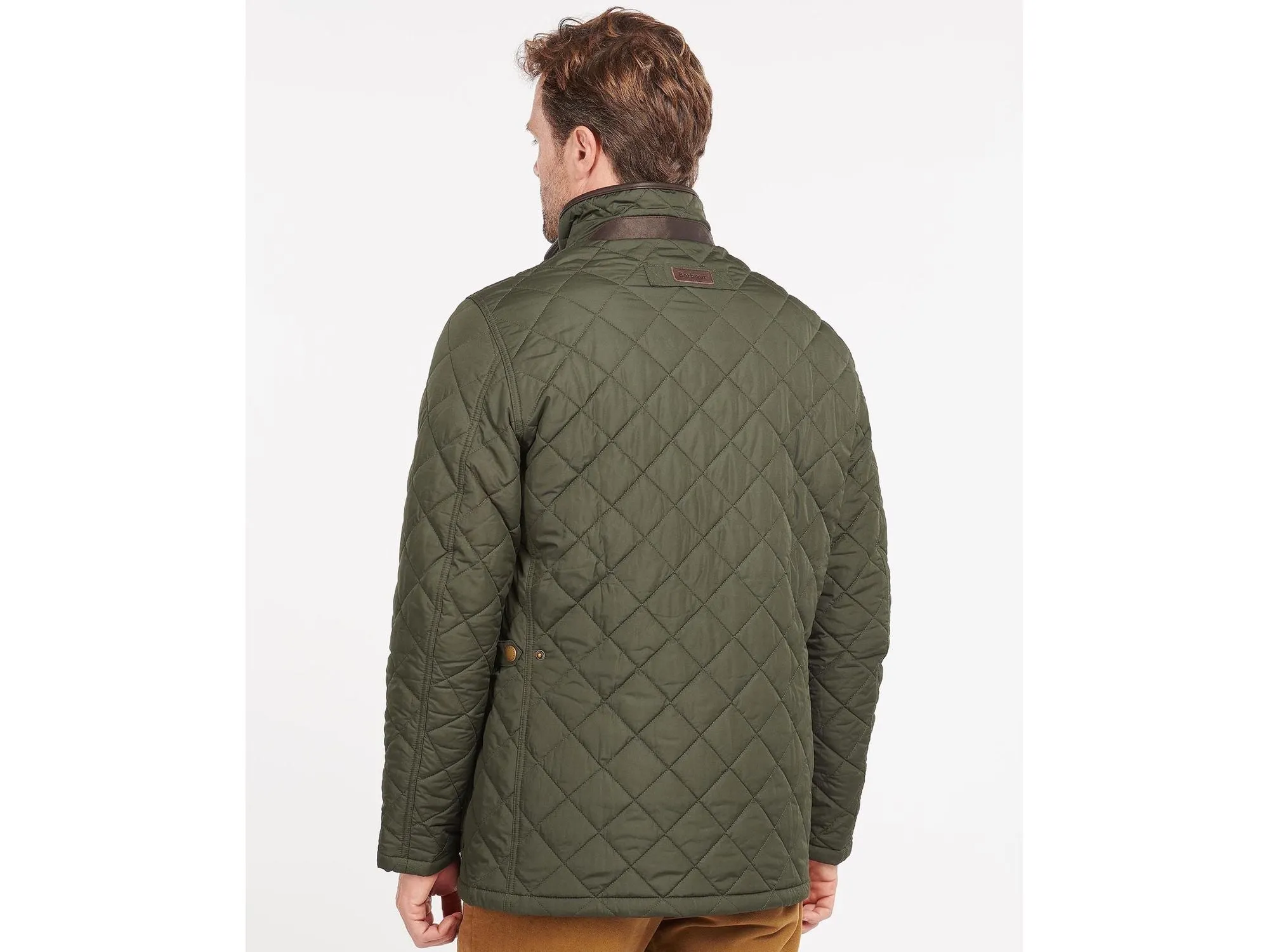 Barbour Devon Quilted Jacket In Sage