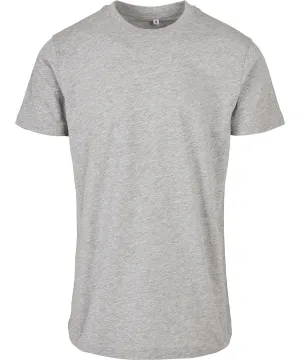 Basic round neck tee | Heather Grey