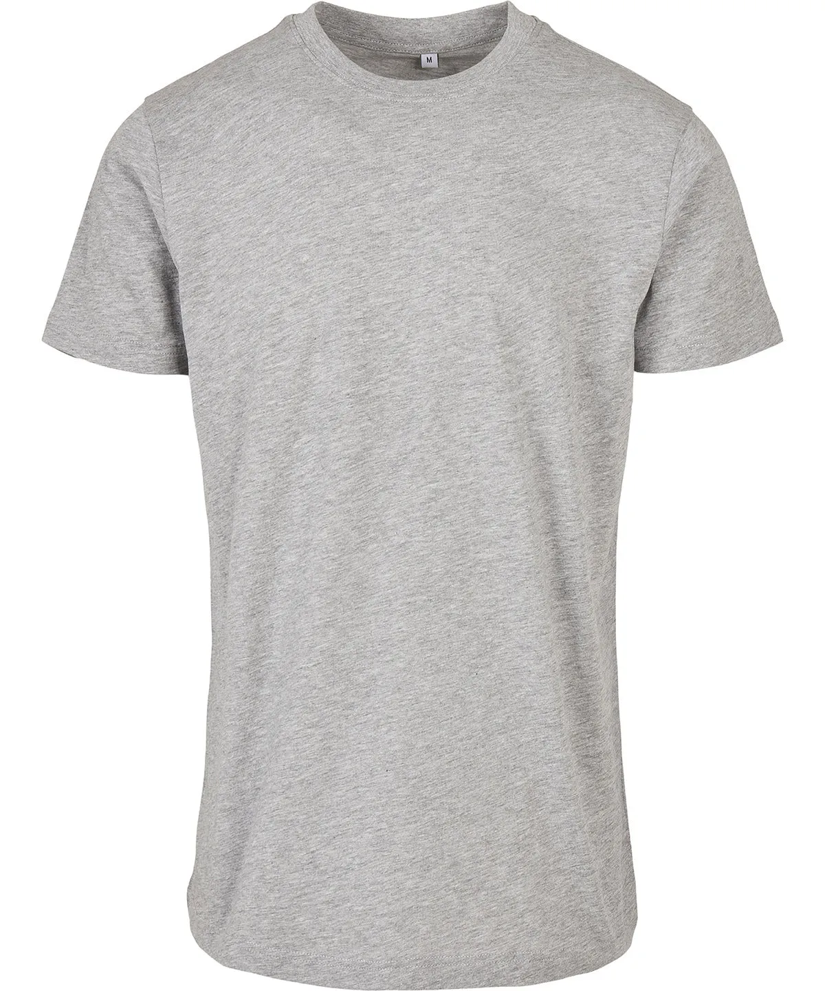 Basic round neck tee | Heather Grey