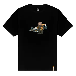 Bear Turismo Graphic T-Shirt - Black