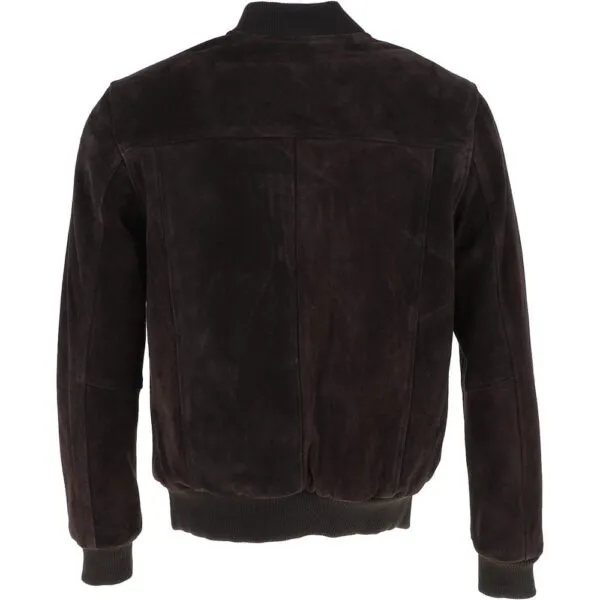 BlackShadow Suede Bomber Jacket Men's