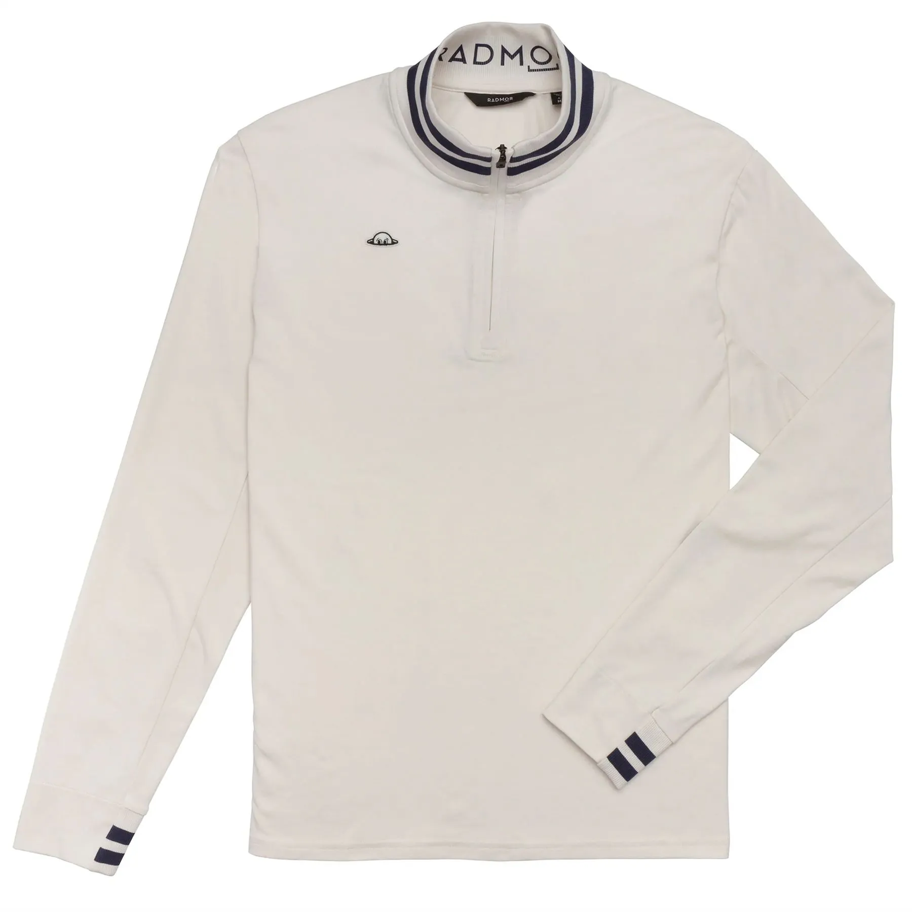 Chappie Recycled Quarter Zip Mid Layer Snow White - 2025