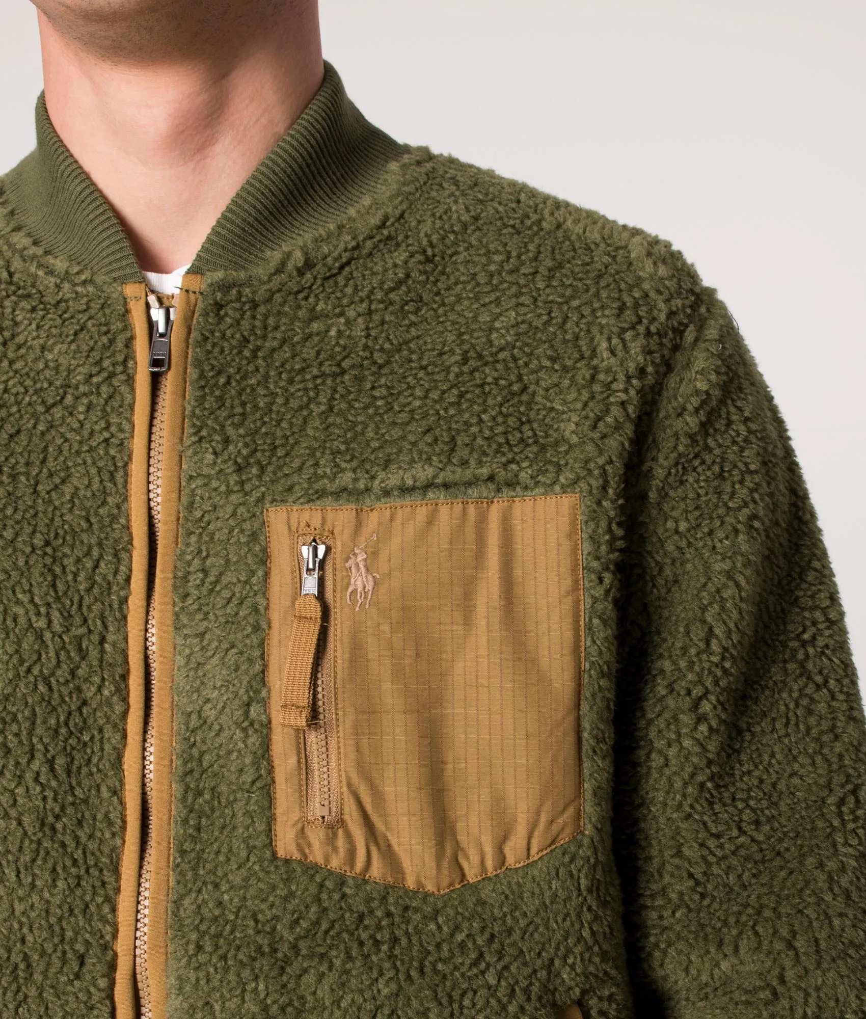 Chest Pocket Fleece Jacket