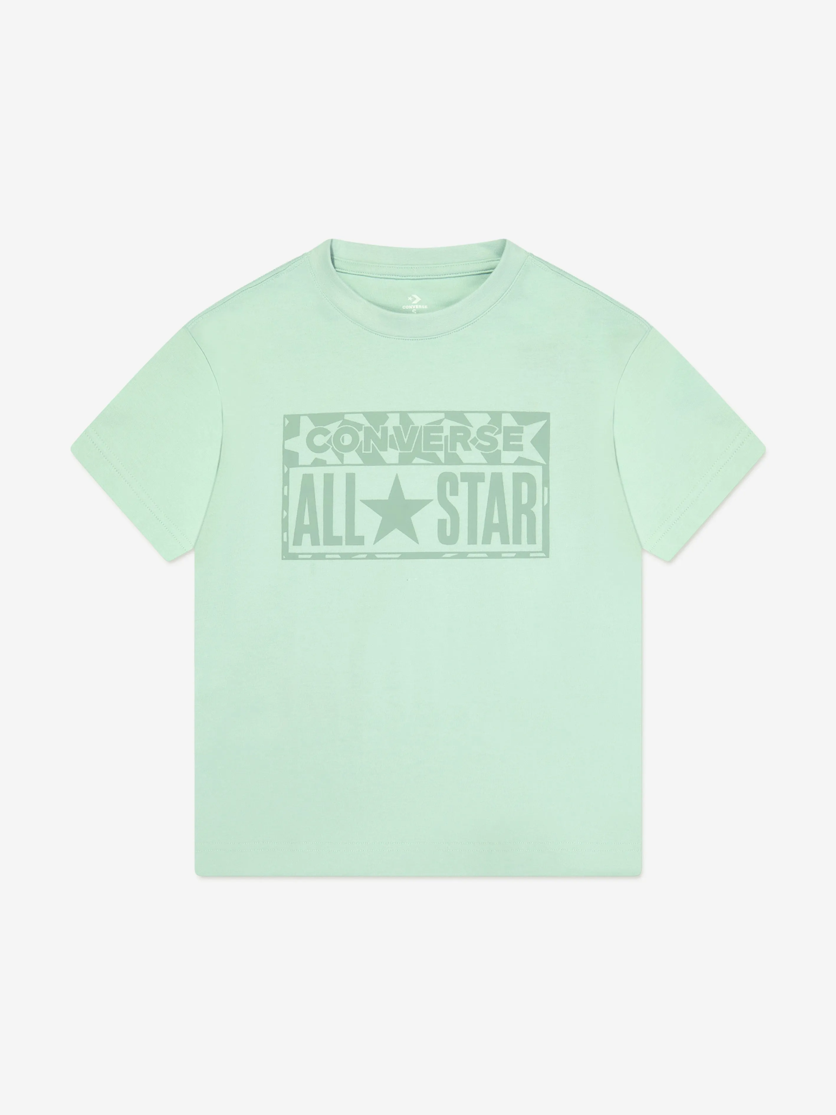 Converse Boys Lifestyle Loose Fit T-Shirt in Green