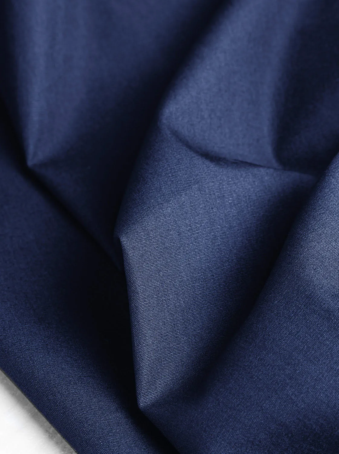 Core Collection Lightweight Silky Cotton Poplin - Navy - Swatch