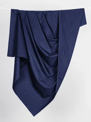 Core Collection Lightweight Silky Cotton Poplin - Navy - Swatch