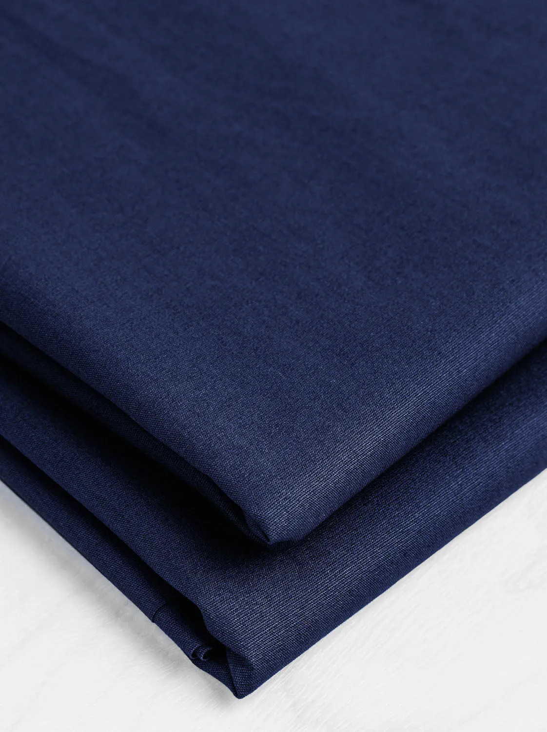 Core Collection Lightweight Silky Cotton Poplin - Navy - Swatch