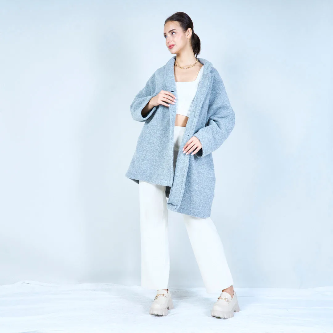 Cozy oversized knit jacket wholesale