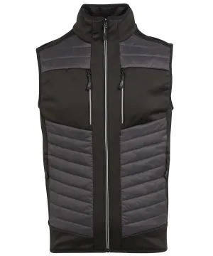 E-Volve unisex thermal hybrid bodywarmer | Ash/Black