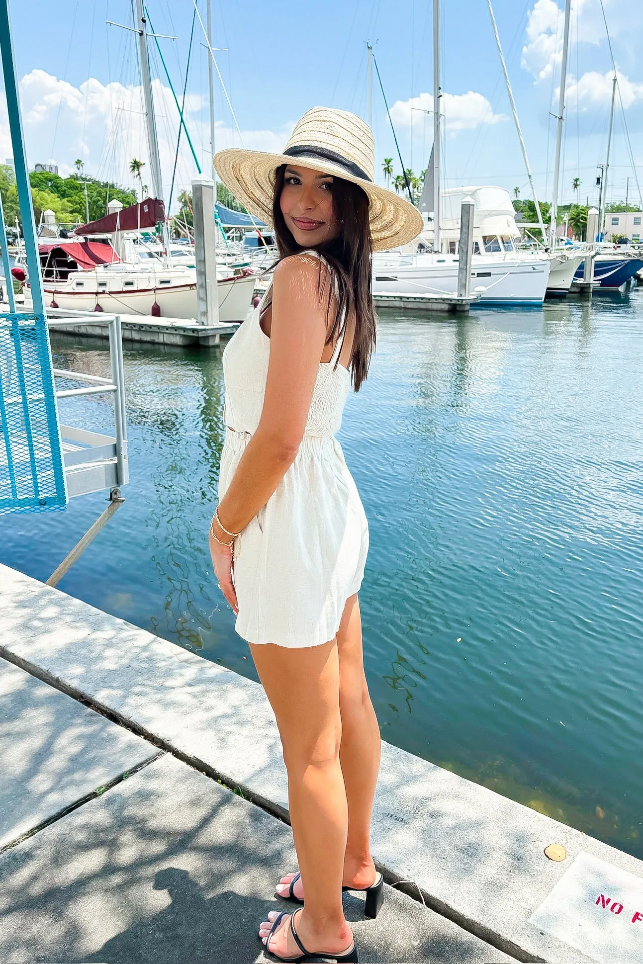 Effortless Escape Linen Romper