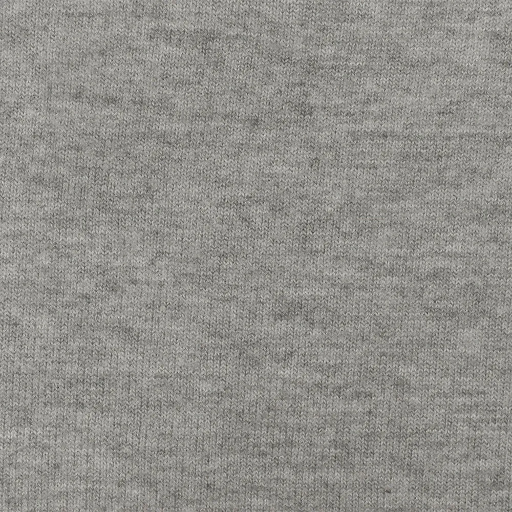 Heather Simple Gray Stretch Rayon Brushed Jersey Knit Fabric