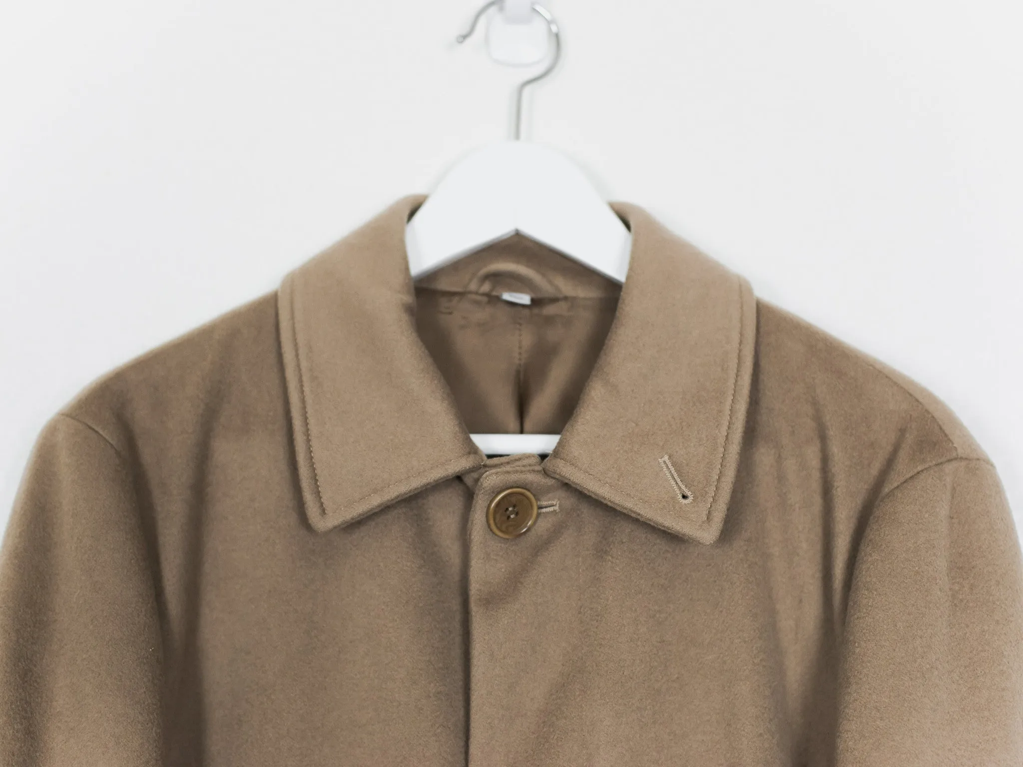 Helmut Lang Camel Mac Coat