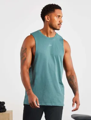 Icon Drop Arm Tank - Teal