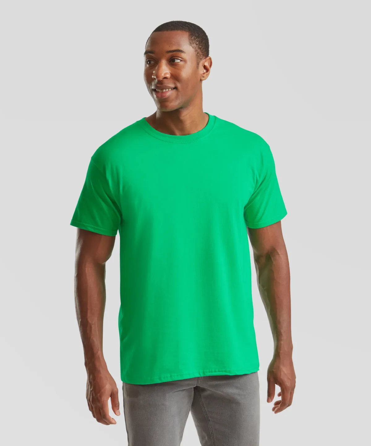 Iconic 195 ringspun premium T | College Green