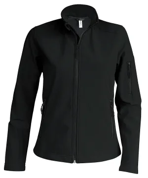 Ladies softshell jacket | Black