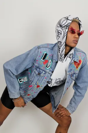 Love Yourself Vintage Denim Jacket