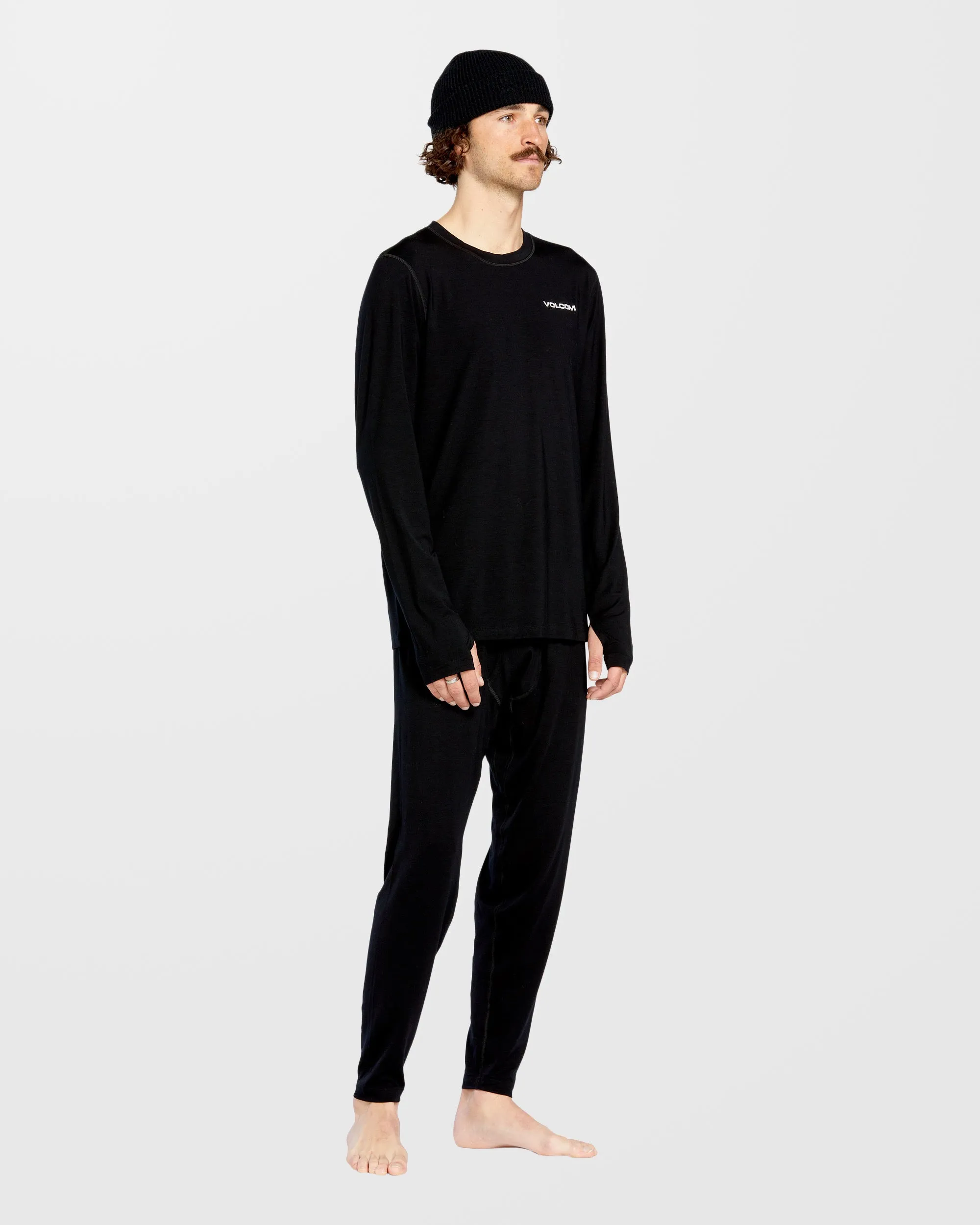 M Merino Blend Base Layer Trousers - Black