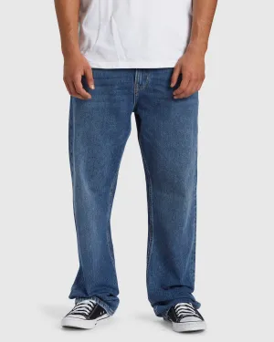 Mens Aqua Cult Aged Straight Fit Jeans