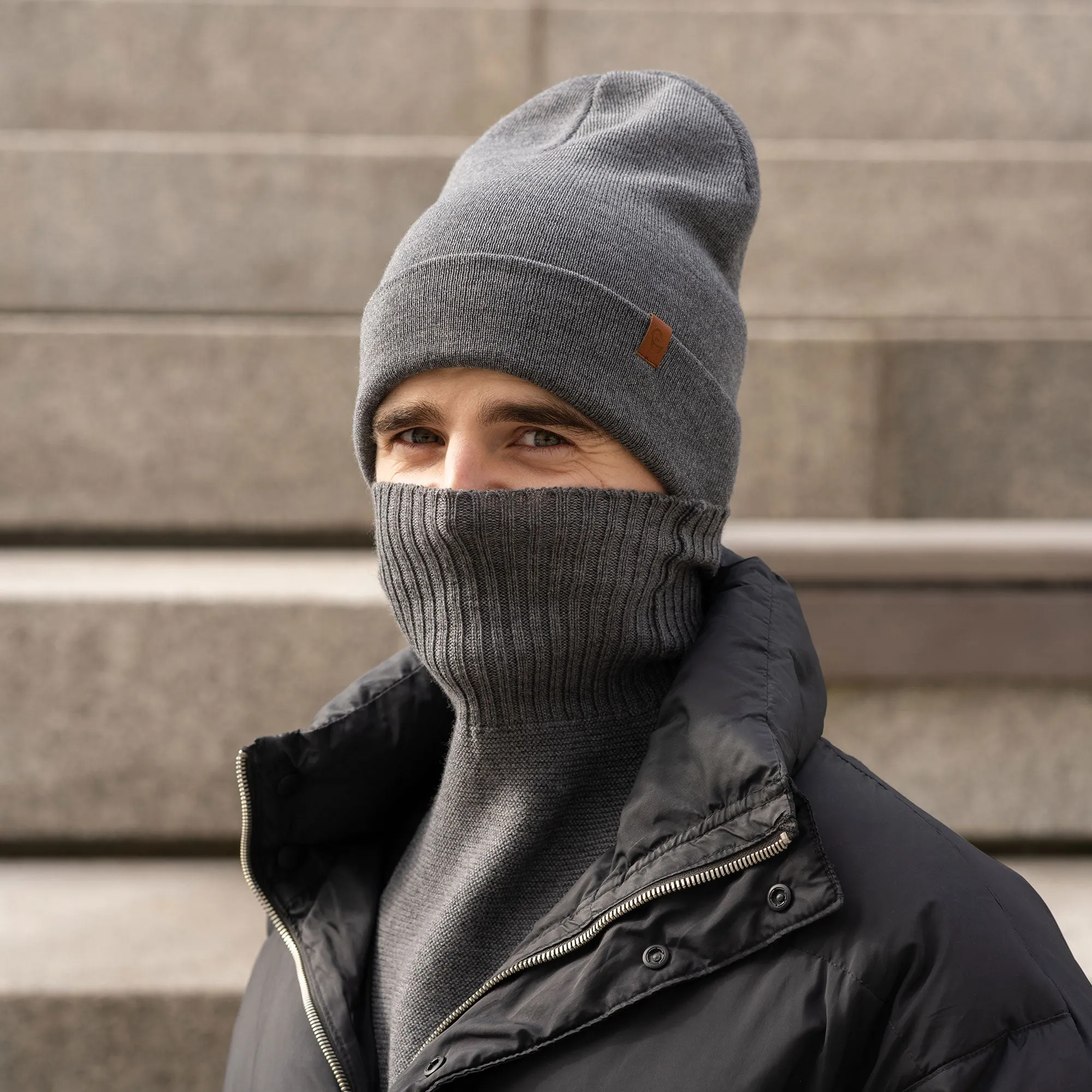 Men's Knit Dickie Neck Warmer Merino