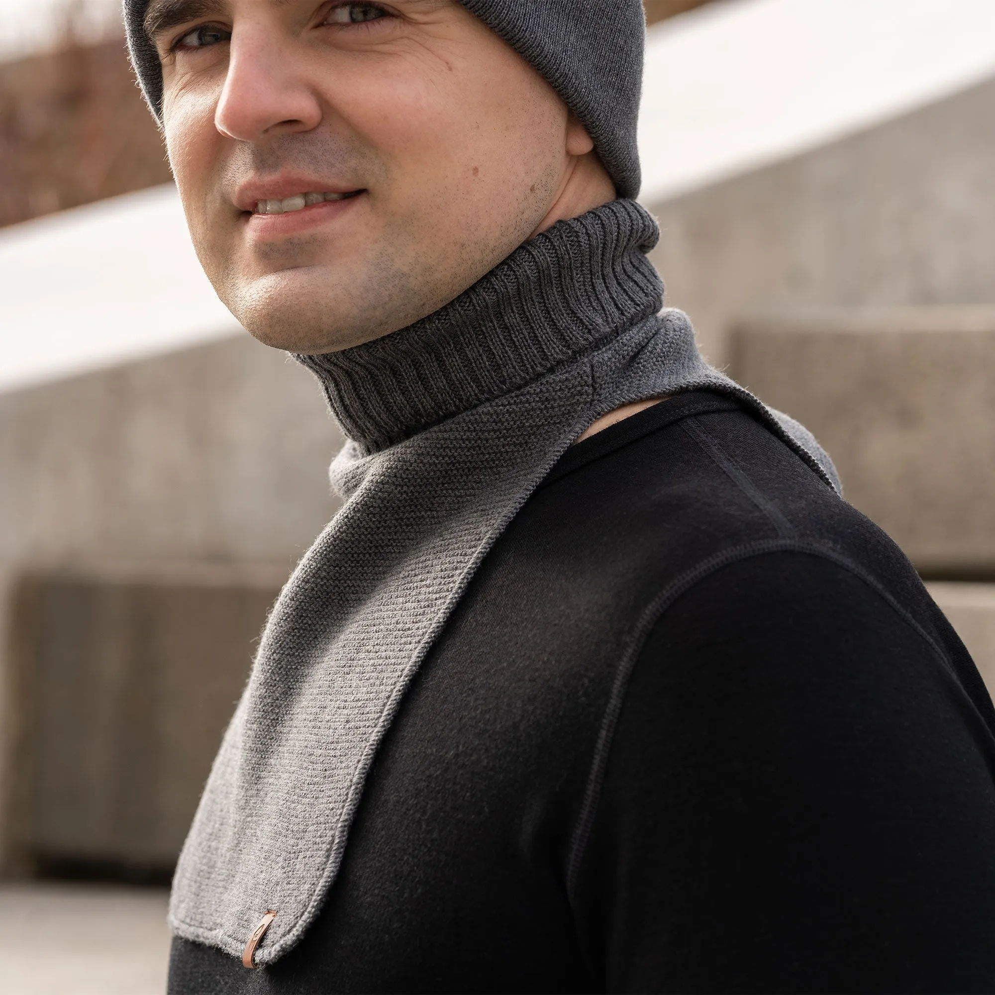 Men's Knit Dickie Neck Warmer Merino