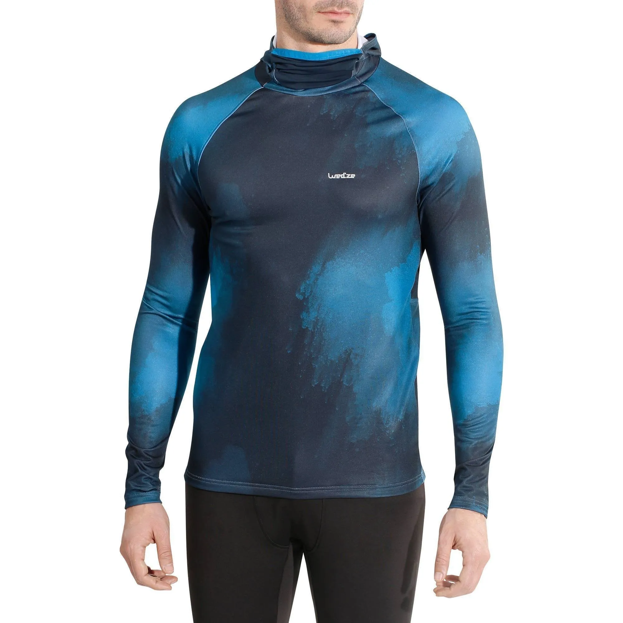 Men's Ski Base Layer Hood Top Freshwarm