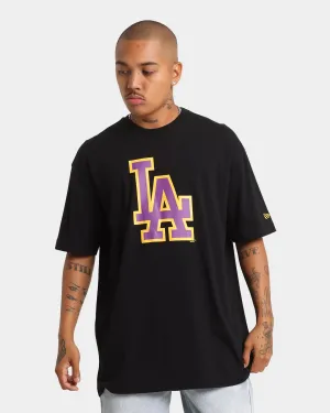 New Era Los Angeles Dodgers Oversized Crossover T-Shirt Black