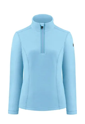 Poivre Blanc Micro Fleece Sweater in Blue