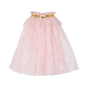 Rock Your Kid Starry Pink Tulle Cape