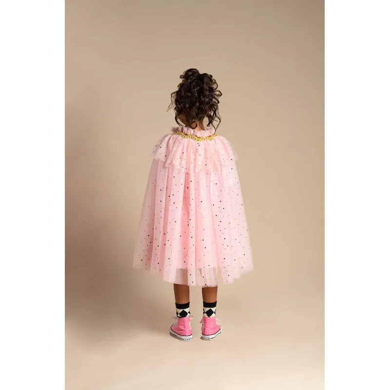 Rock Your Kid Starry Pink Tulle Cape