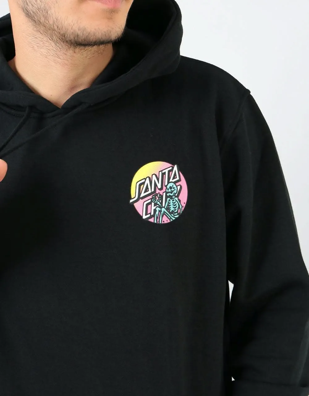 Santa Cruz Dope Planet Pullover Hoodie - Black