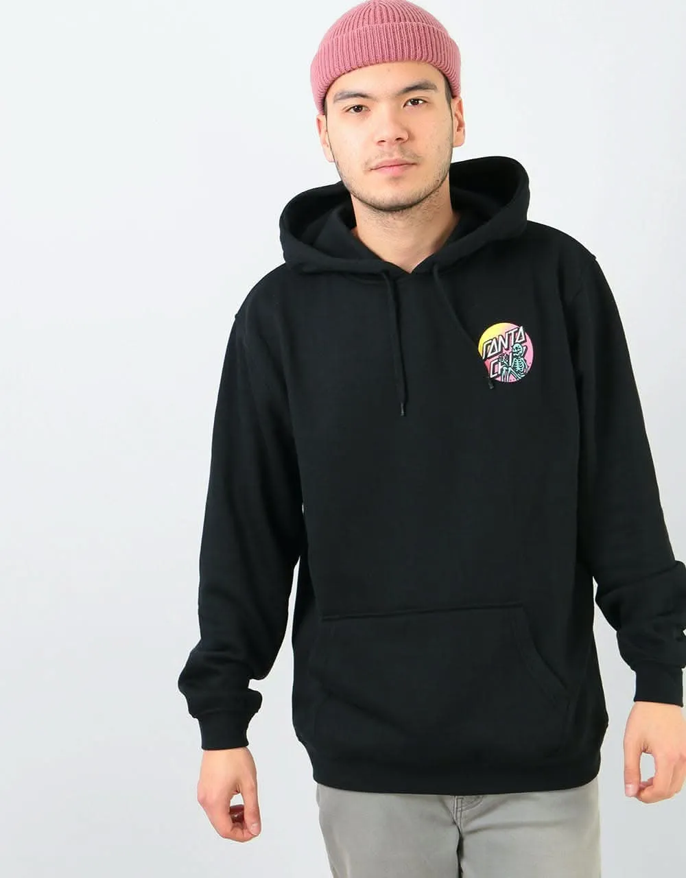 Santa Cruz Dope Planet Pullover Hoodie - Black