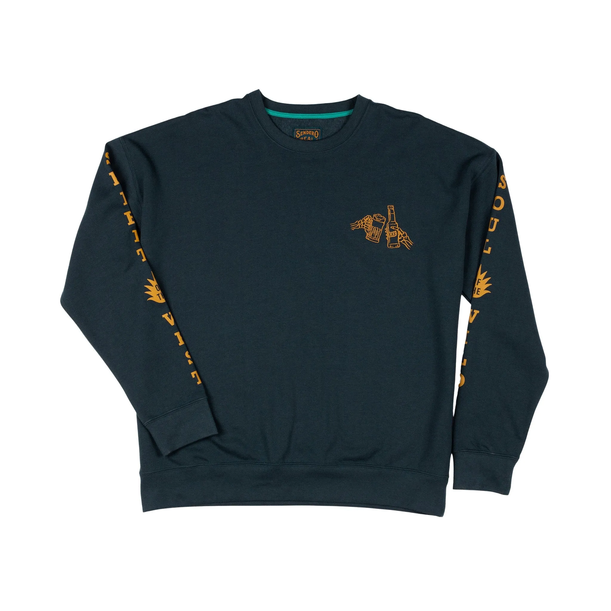 Sendero Provisions Shootin' Hand Sweatshirt Salud in Navy