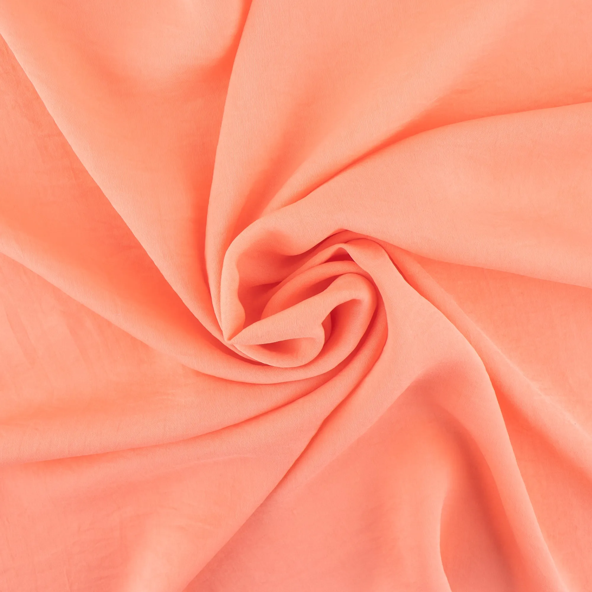 Solid Polyester - JANE - Peach