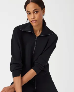 Spanx® Airessentials Half Zip Black