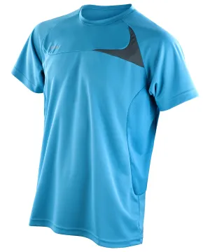 Spiro dash training shirt | Aqua/Grey