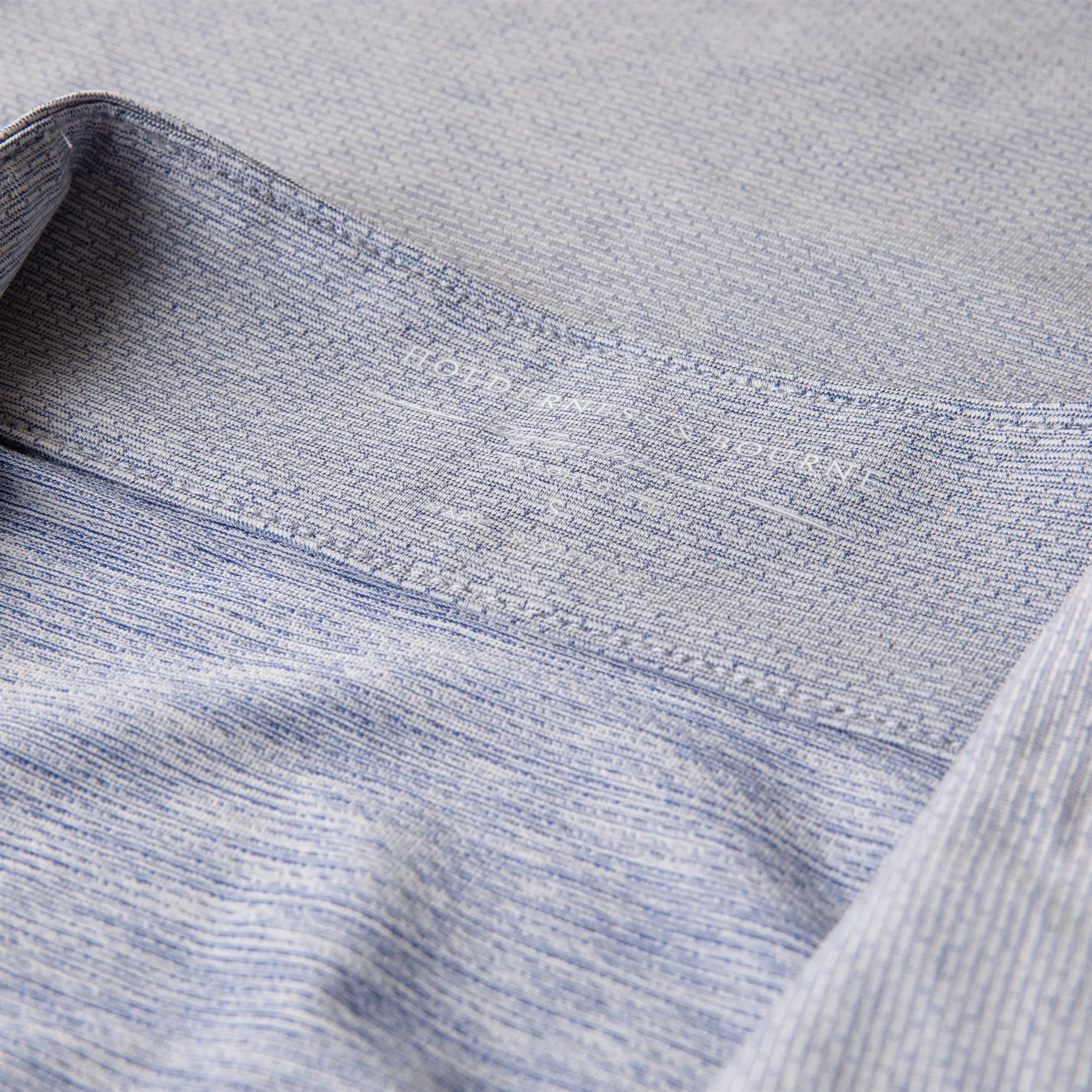 The Bell Quarter Zip Mid Layer Heathered Oxford - SS24