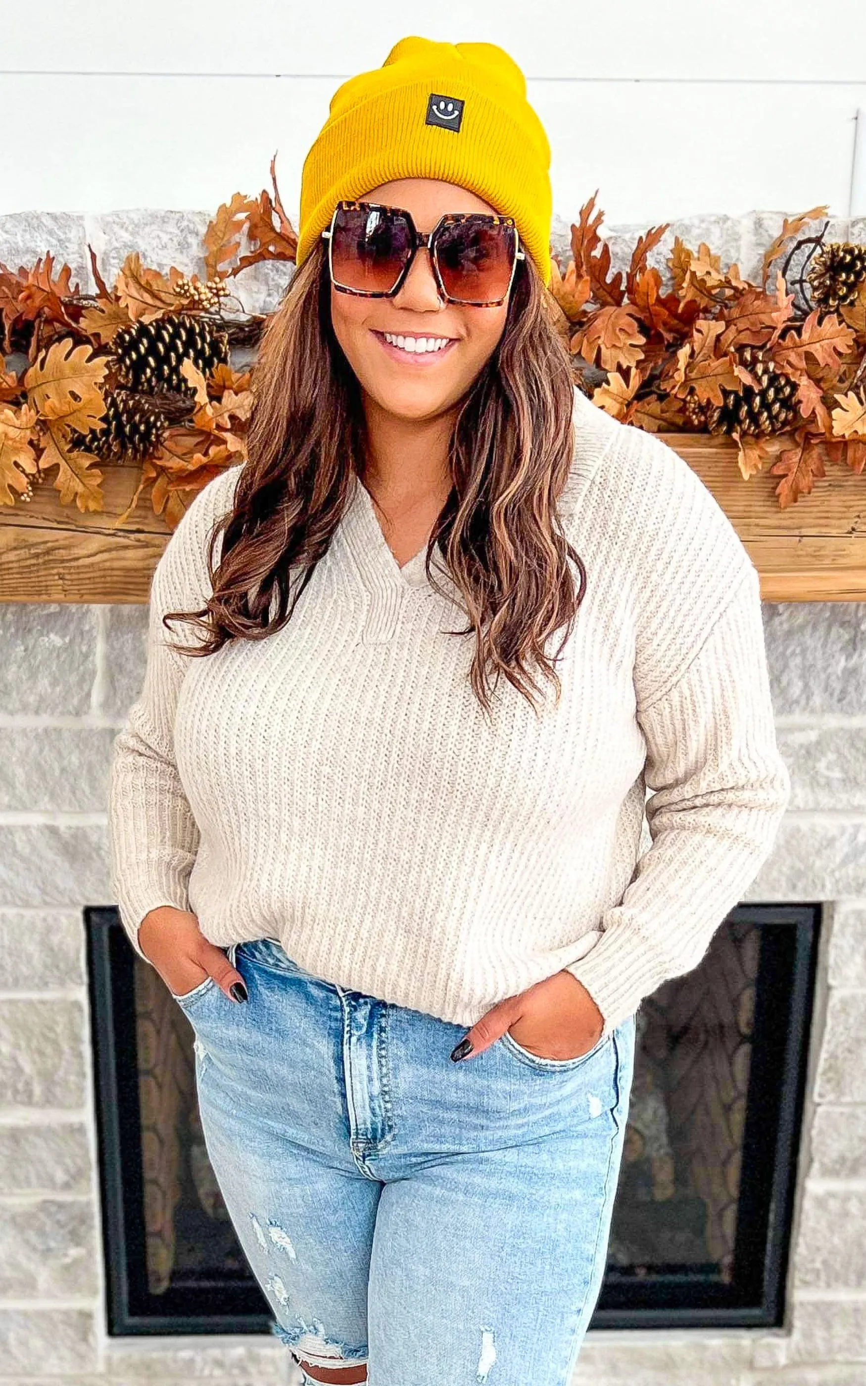 The Not So Basic, Basic V-Neck Sweater - Final Sale