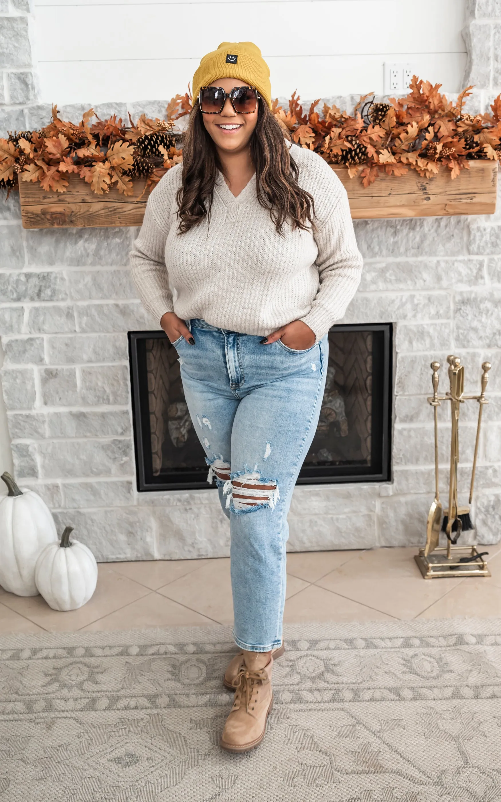 The Not So Basic, Basic V-Neck Sweater - Final Sale