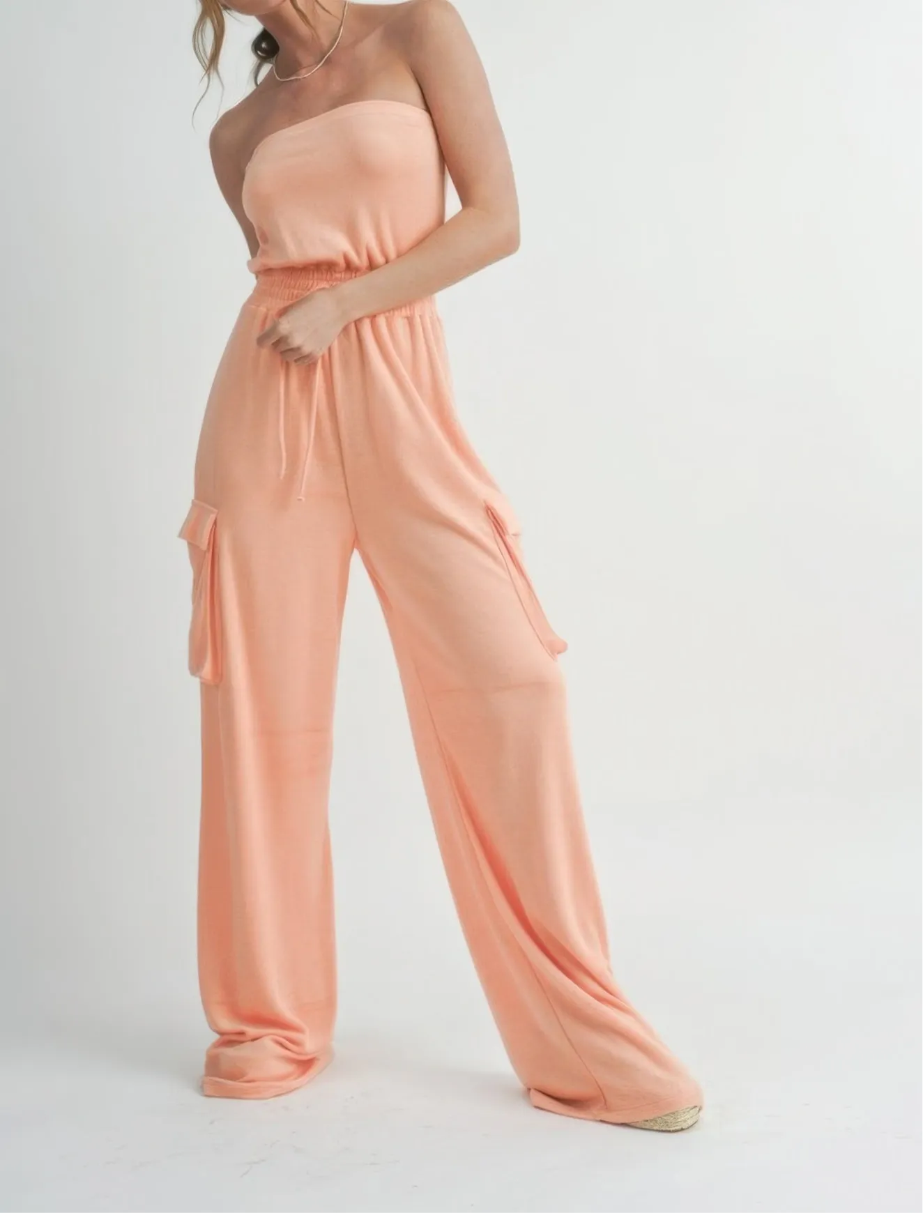 Tube Top  Jumpsuit Romper