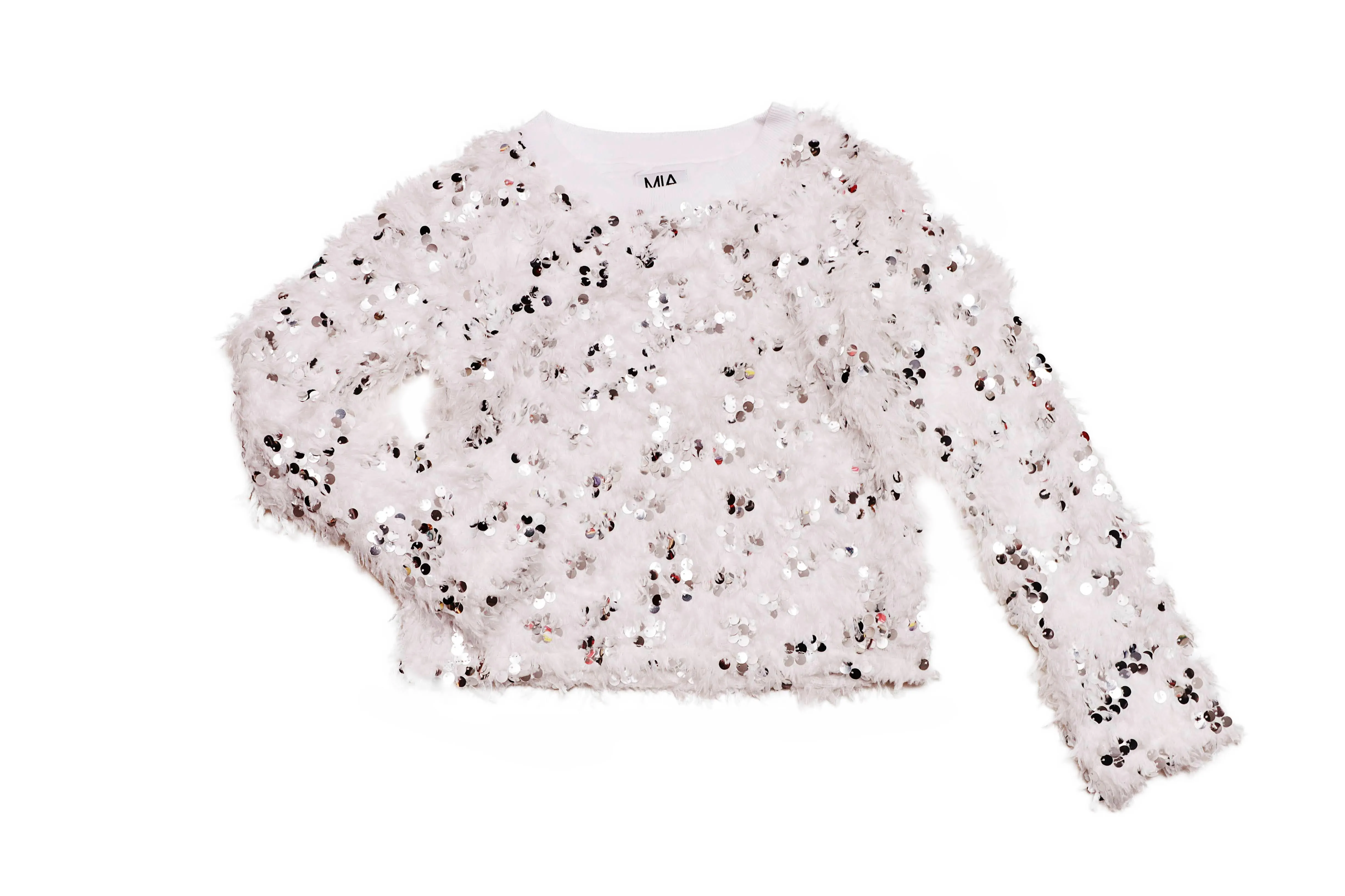 Tween Sweaters | Textured White Sweater | MIA New York