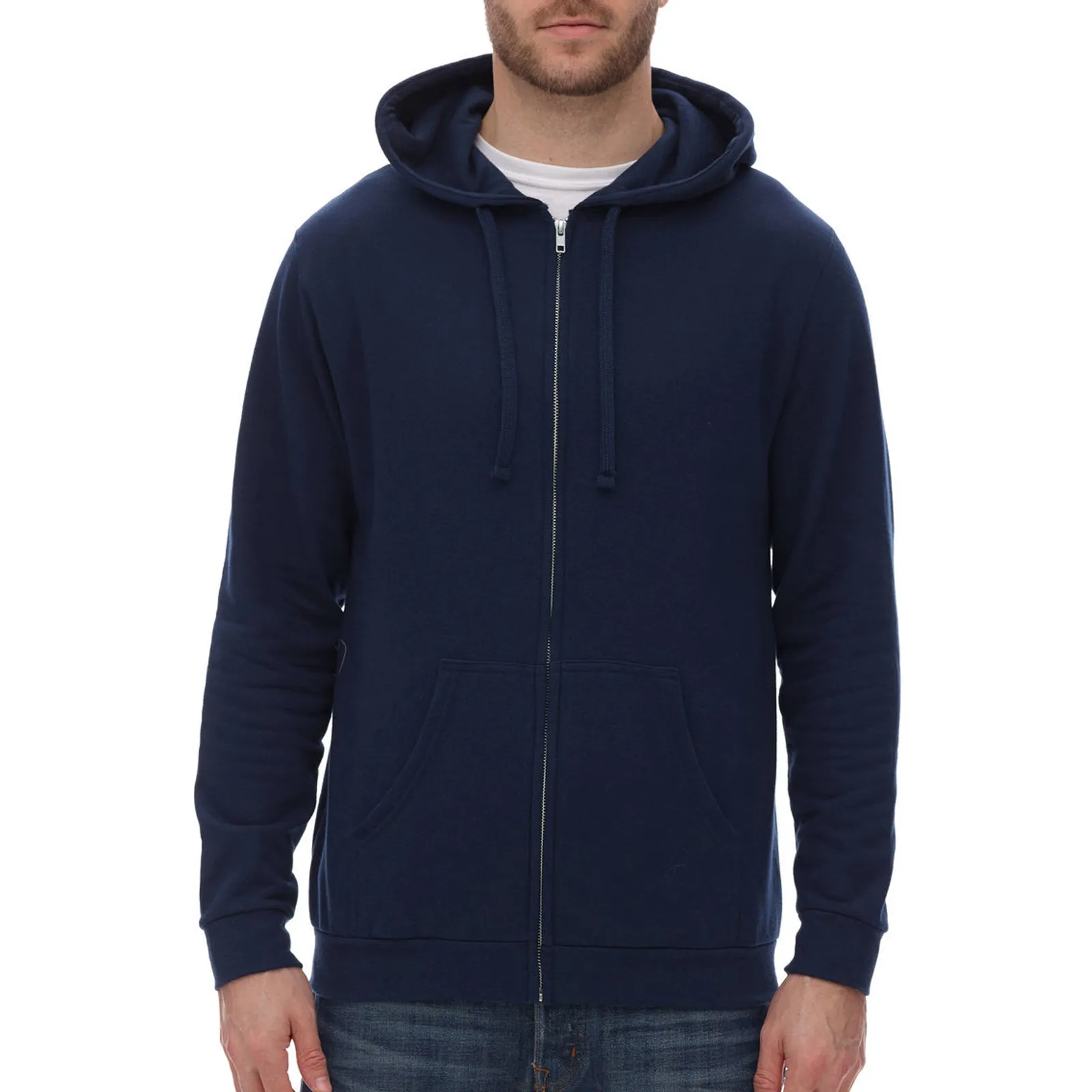 Unisex Zipper Fleece Hood