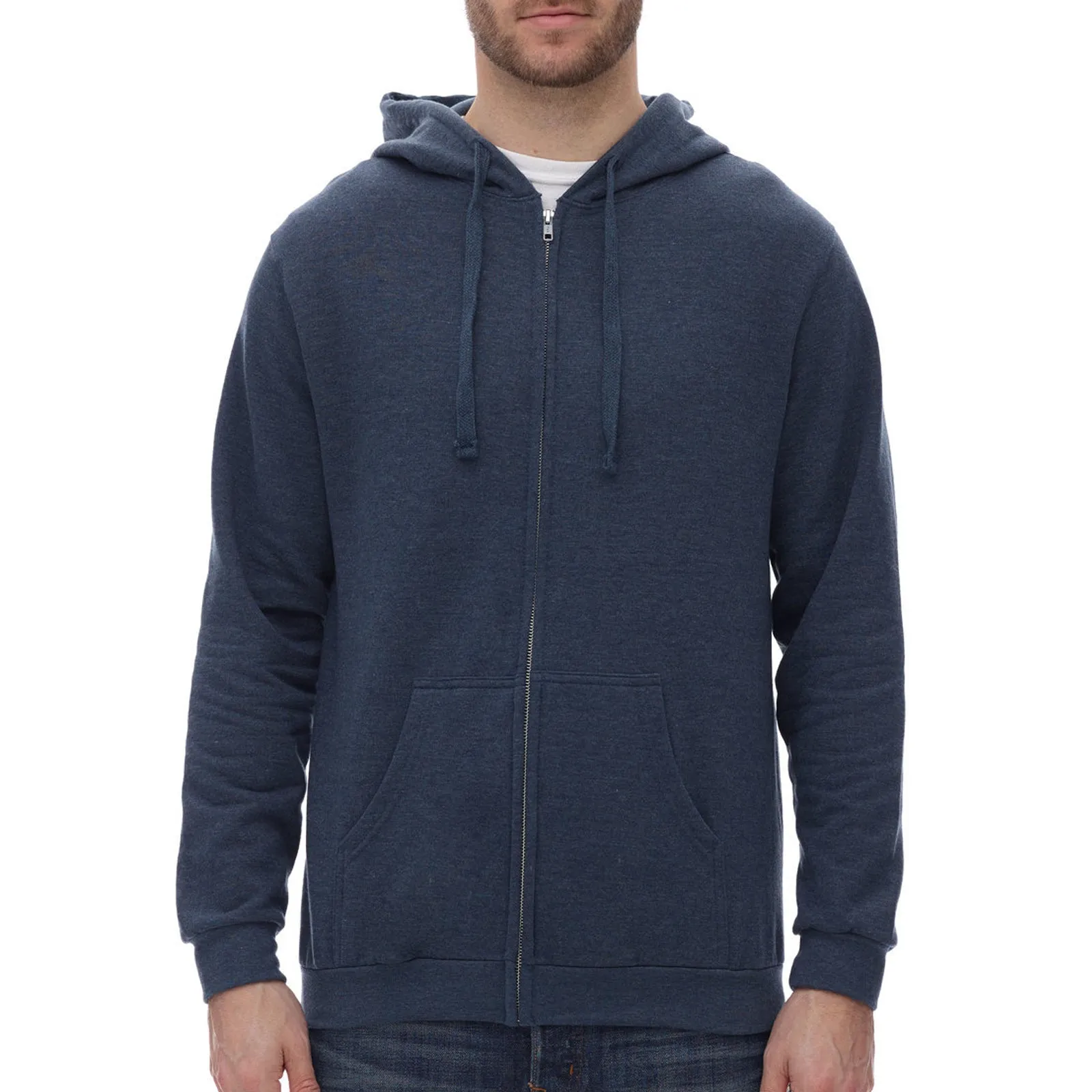 Unisex Zipper Fleece Hood