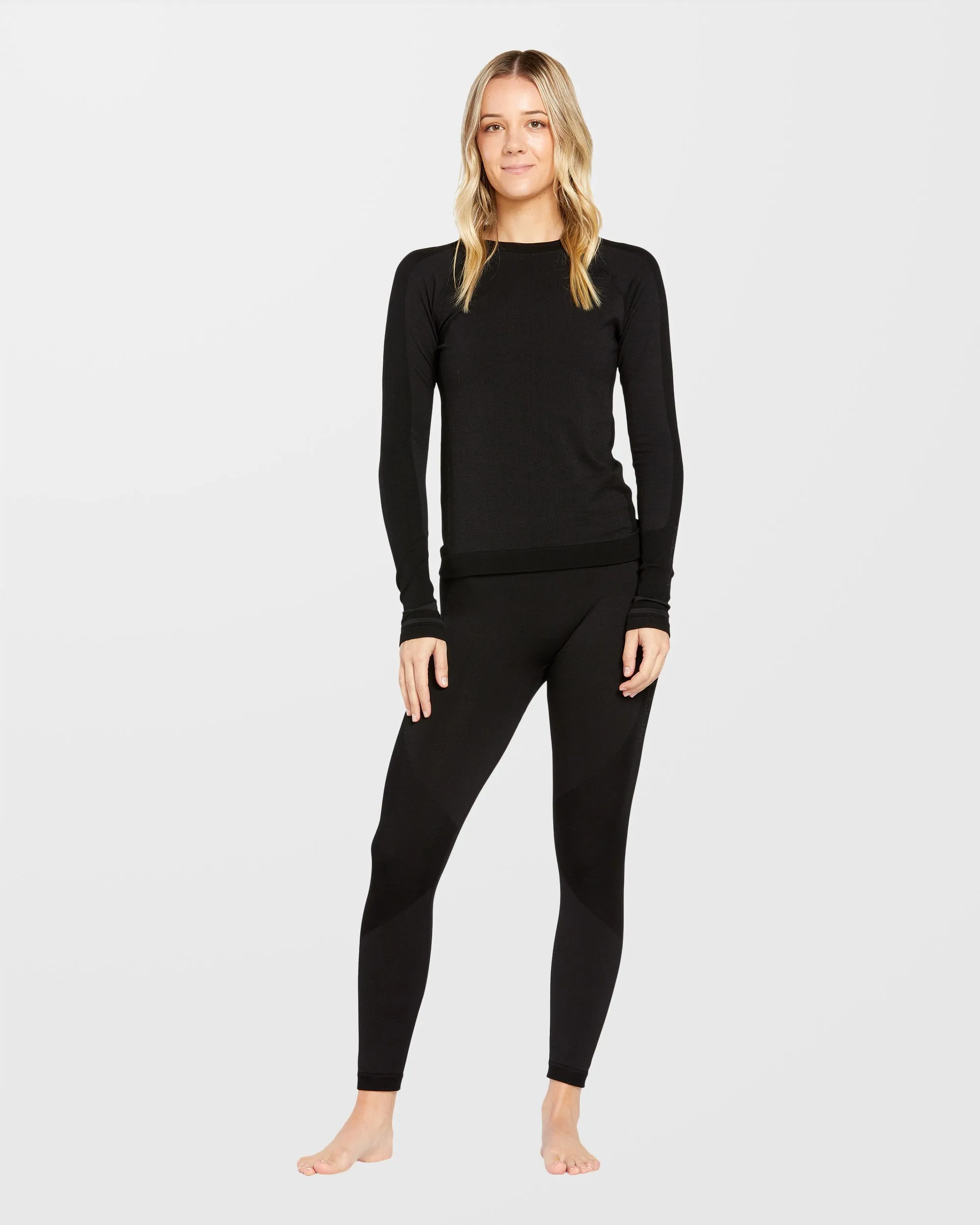 W Engineered Base Layer Top - Black