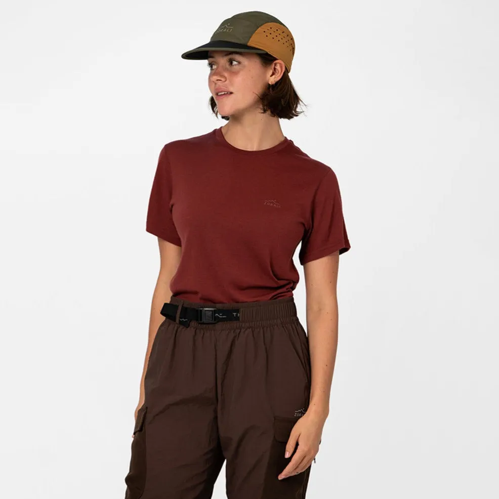 Womens Merino T-Shirt Russet