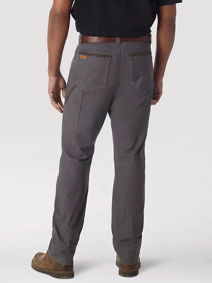 WRANGLER RIGGS WORKWEAR UTILITY WORK PANTS - PINSTRIPE GREY